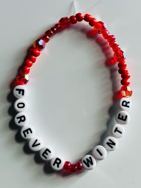 Taylor Swift Eras Tour Friendship Bracelet Red Forever Winter